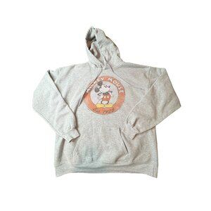 Retro Disney Parks Mickey Mouse EST 1928 Hoodie Sweatshirt Size Large Kid Core